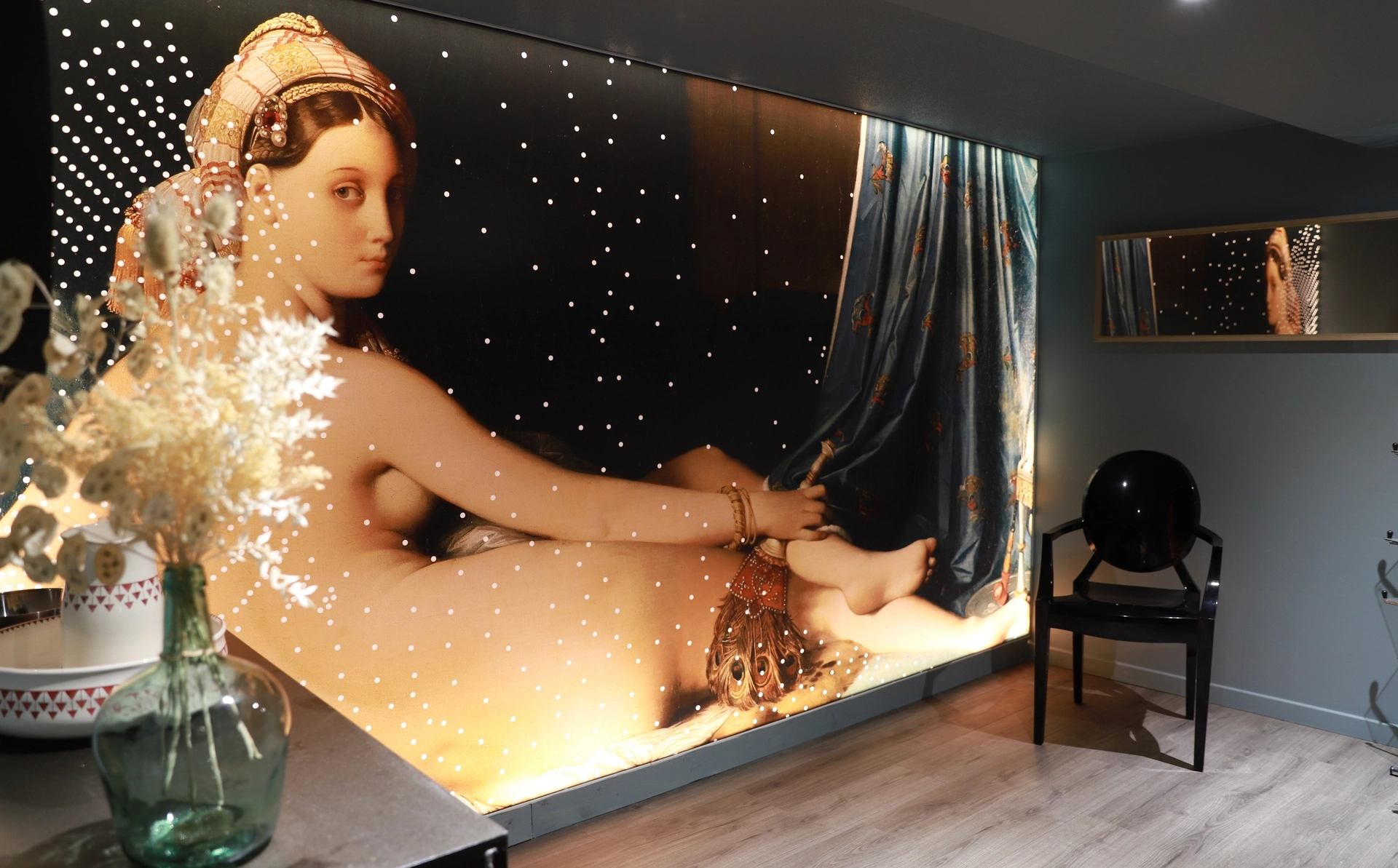 Mur tendu - Réalisation Acoudeco