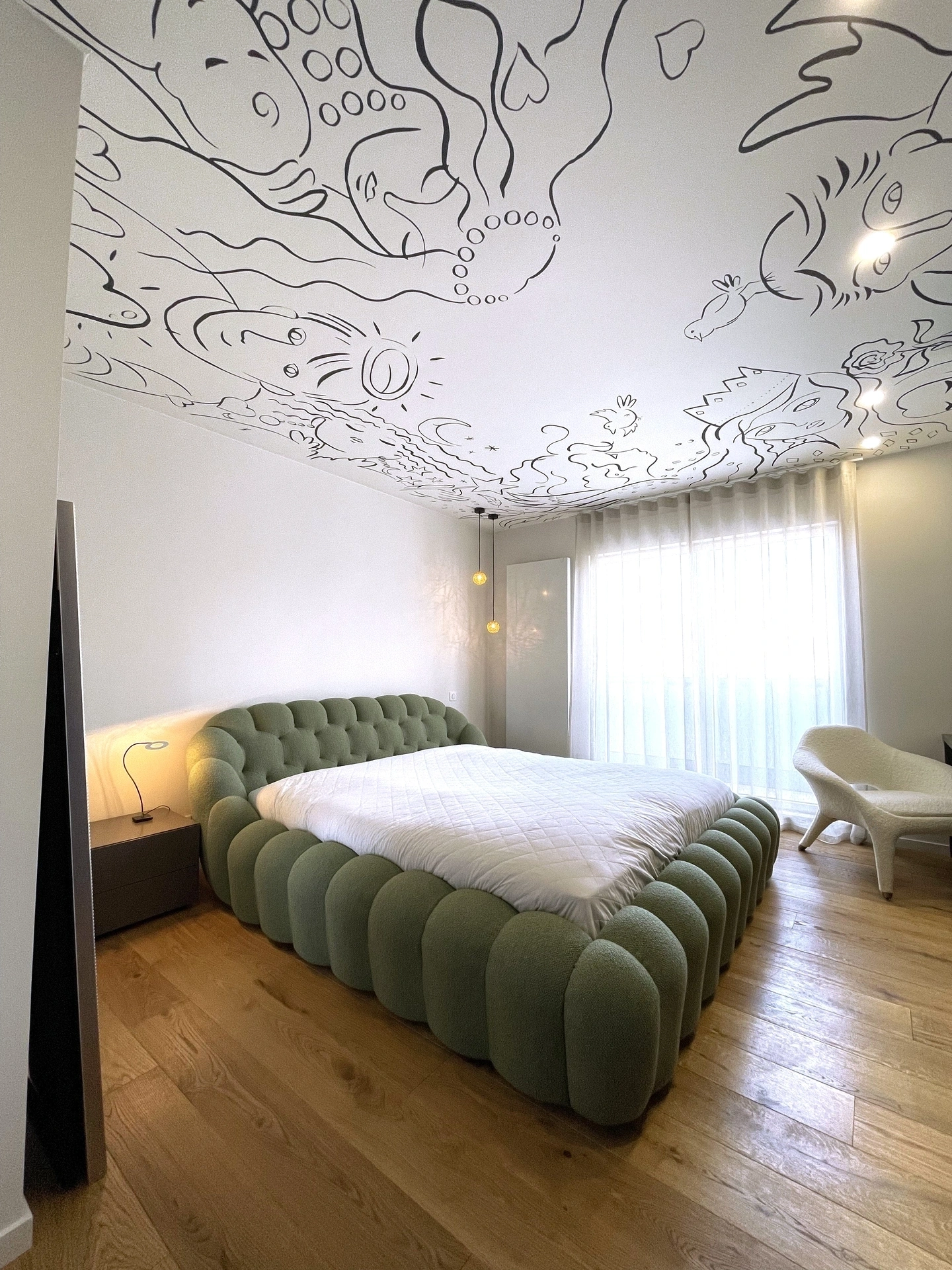 Plafond tendu - Réalisation Acoudeco
